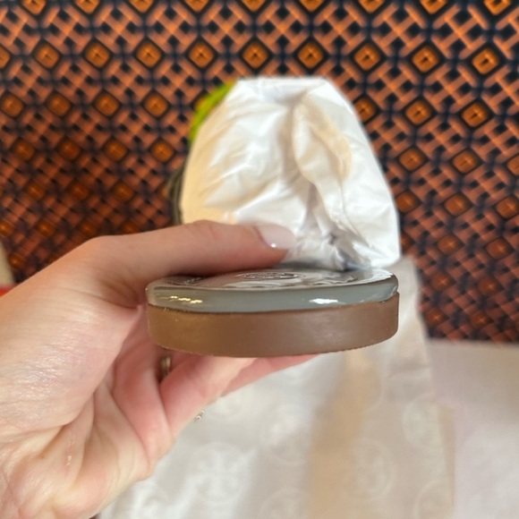 Tory Burch Miller Patent Leather Sandal Malta Gray Size 8 - Picture 7 of 11